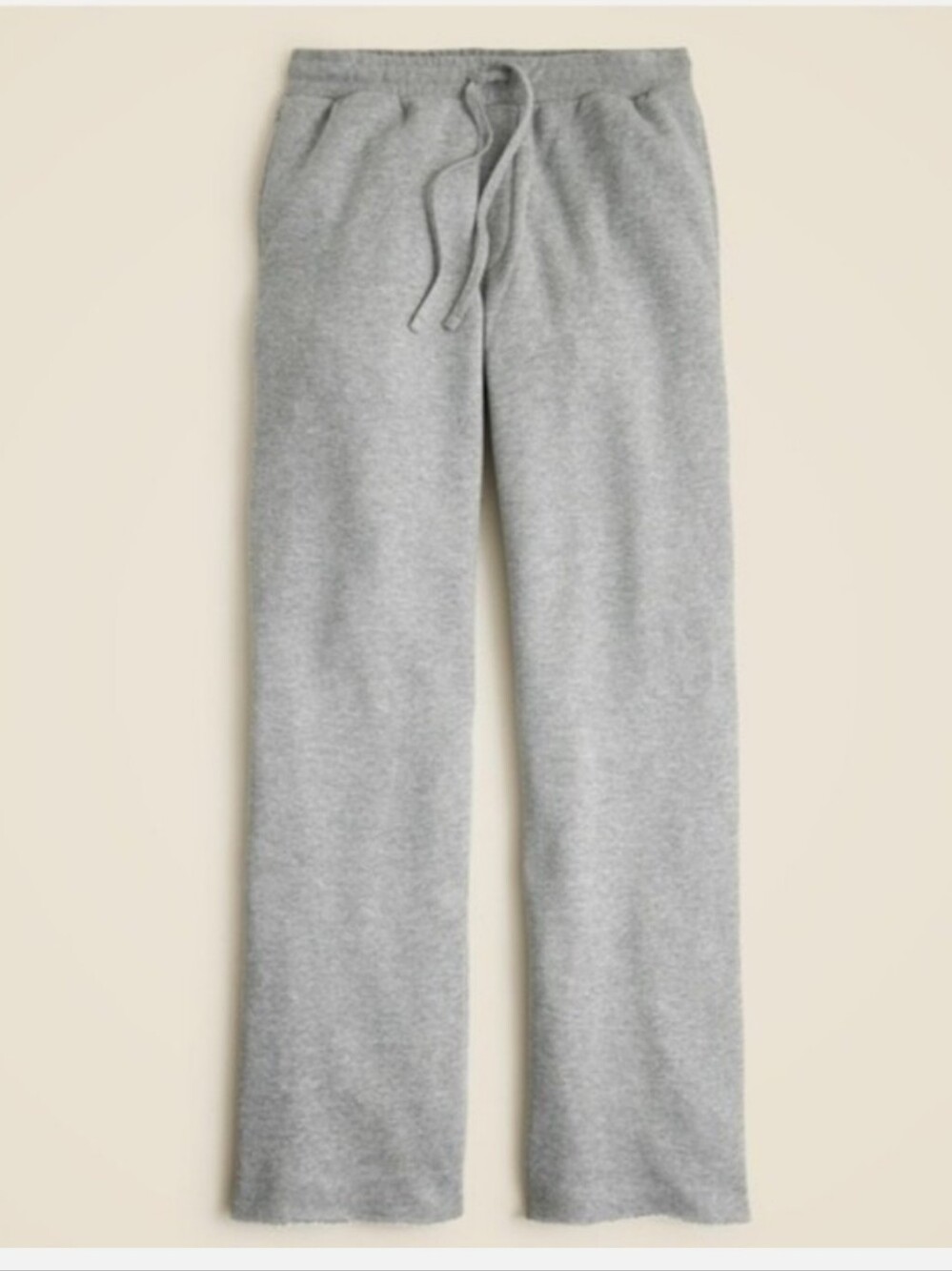 J Crew Heritage terry wide-leg sweatpant CF422 Size M Gray